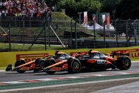 Duel tussen de McLaren rijders