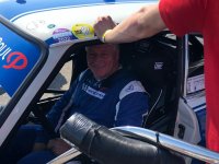 Dieter Kuijl voor de start in Zandvoort: Ford Capri RS2600 Weslake