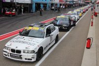 Vol startveld voor de Belcar Skylimit Sprint Cup