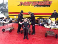 Eerste stappen als 6-jarige in karting