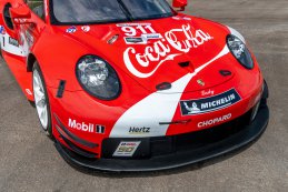 Porsche in Coca-Cola livery