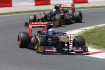 Toro Rosso in 2014 in zee met Renault