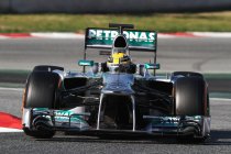 Testdag 8 Barcelona: Opnieuw Mercedes bovenaan