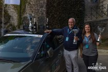 Michel Decremer en Jennifer Hugo winnaars  van de E-Rallye Ardenne Roads by Volkswagen ID