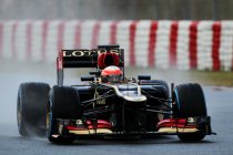 Testdag 6 Barcelona: Weer eens Romain Grosjean bovenaan de tabellen