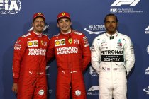 Bahrein: Charles Leclerc op pole - Vettel mee op eerste rij