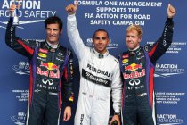 Spa: Pole voor Hamilton na memorabele kwalificatie