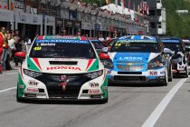 Honda-rijders Tarquini en Porteiro 30 kg lichter naar Porto